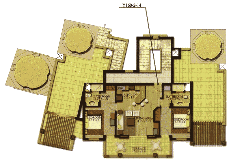 Apartments B 2. Etage